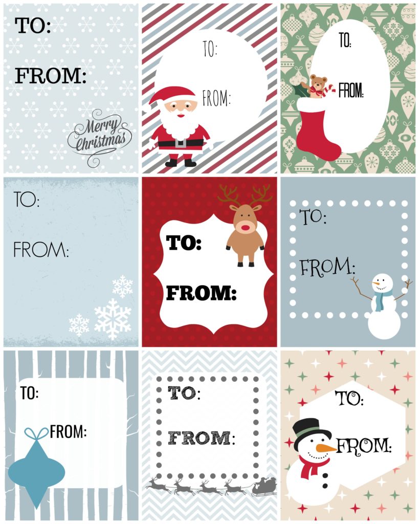 Free Printable Christmas Gift Tags! Jennifer Dungey